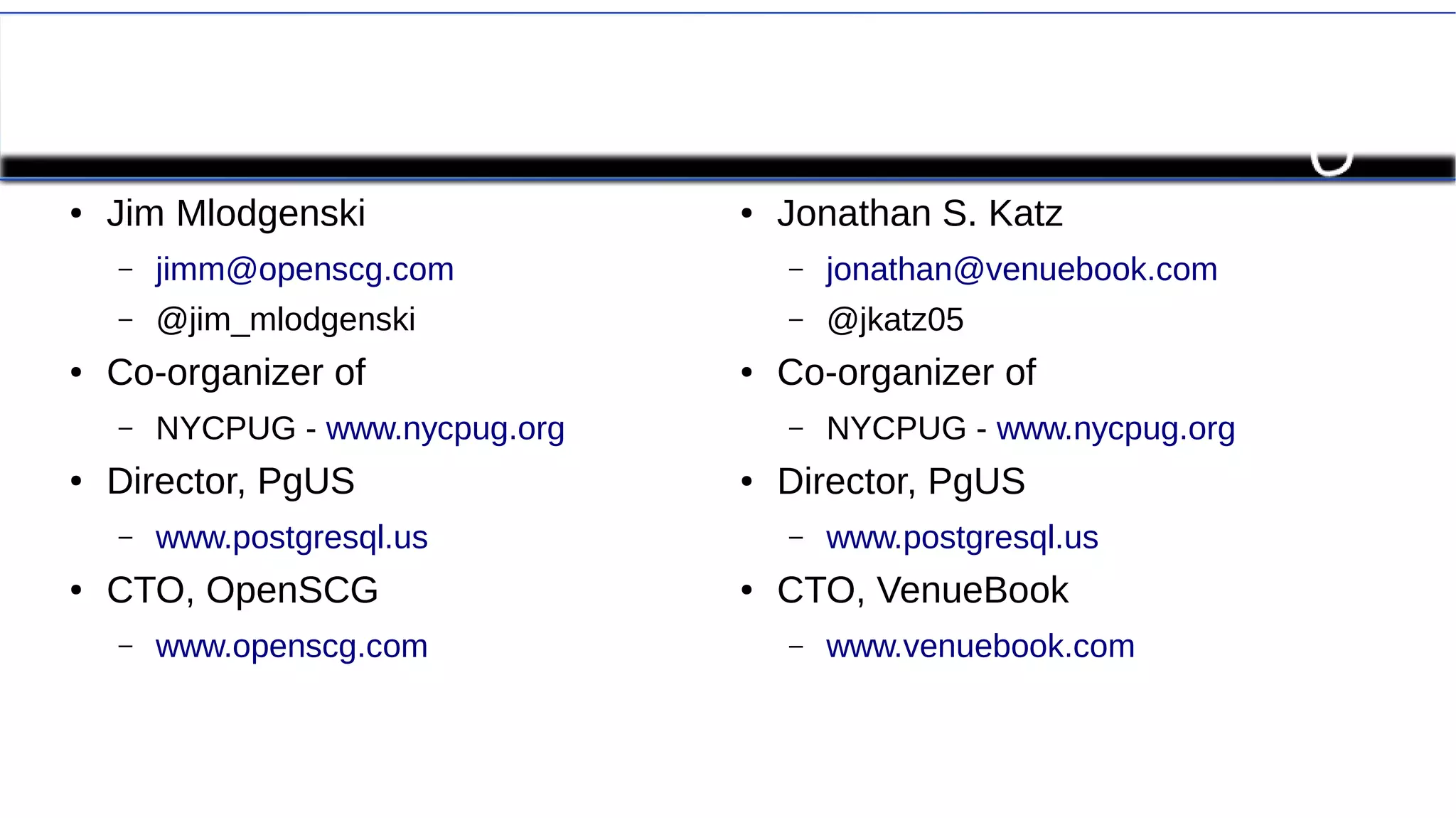Introduction to PostgreSQL | ODP