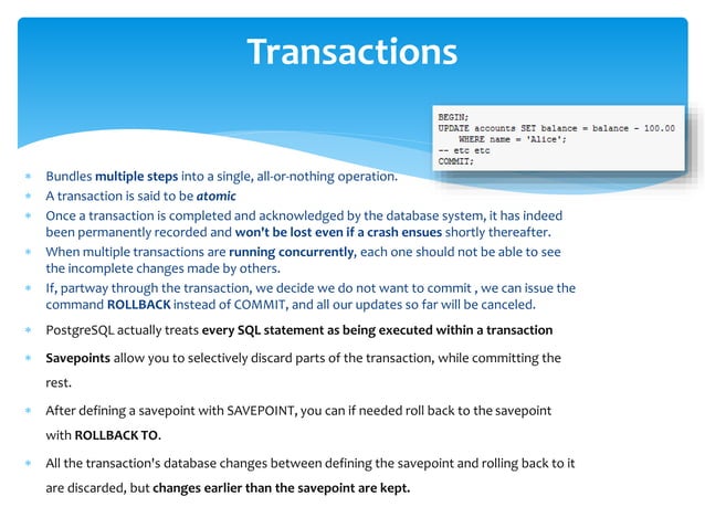 PostgreSQL- An Introduction | PPTX