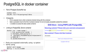 PostgreSQL and Linux Containers