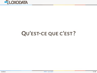 QU’EST-CE QUE C’EST ?
slardiere PATR – mars 2019 4 / 28
 