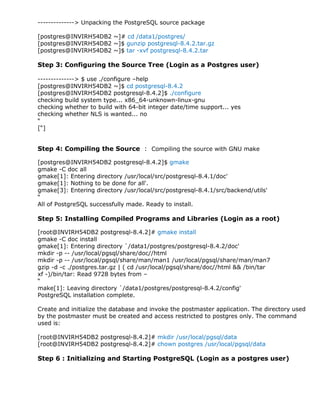 Postgre sql run book | DOCX