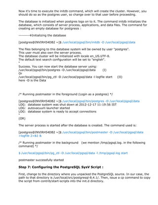 Postgre sql run book | DOCX
