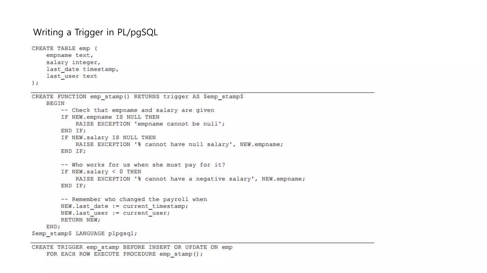 Postgresql stored procedure | PPT