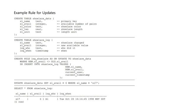 Postgresql stored procedure | PPT
