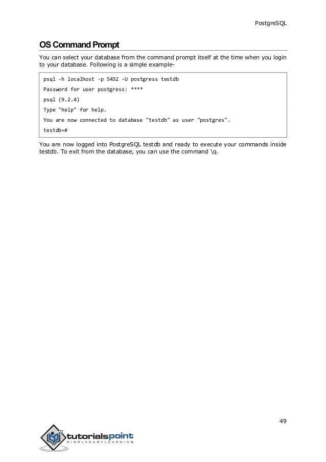 basic postgresql tutorial basic postgresql tutorial