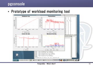 PostgreSQL What's Next