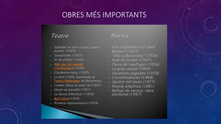 OBRES MÉS IMPORTANTS
 