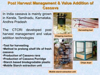 Post harvest management and value addition with special reference to ...