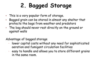 POSTHARVEST TECHNOLOGY STORAGE OF AGRICULTURAL PRODUCEpptx | PPTX
