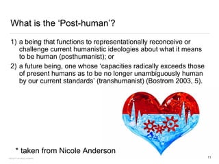 Posthumanism: Lecture for FOAR 701: 'Research Paradigms' | PPTX
