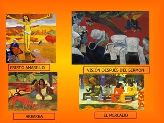 CRISTO AMARILLO VISIÓN DESPUÉS DEL SERMÓN  AREAREA EL MERCADO 