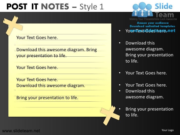 post it notes various colors design 1 powerpoint presentation templat… post it notes various colors design 1 powerpoint presentation templat…, Presentation templates