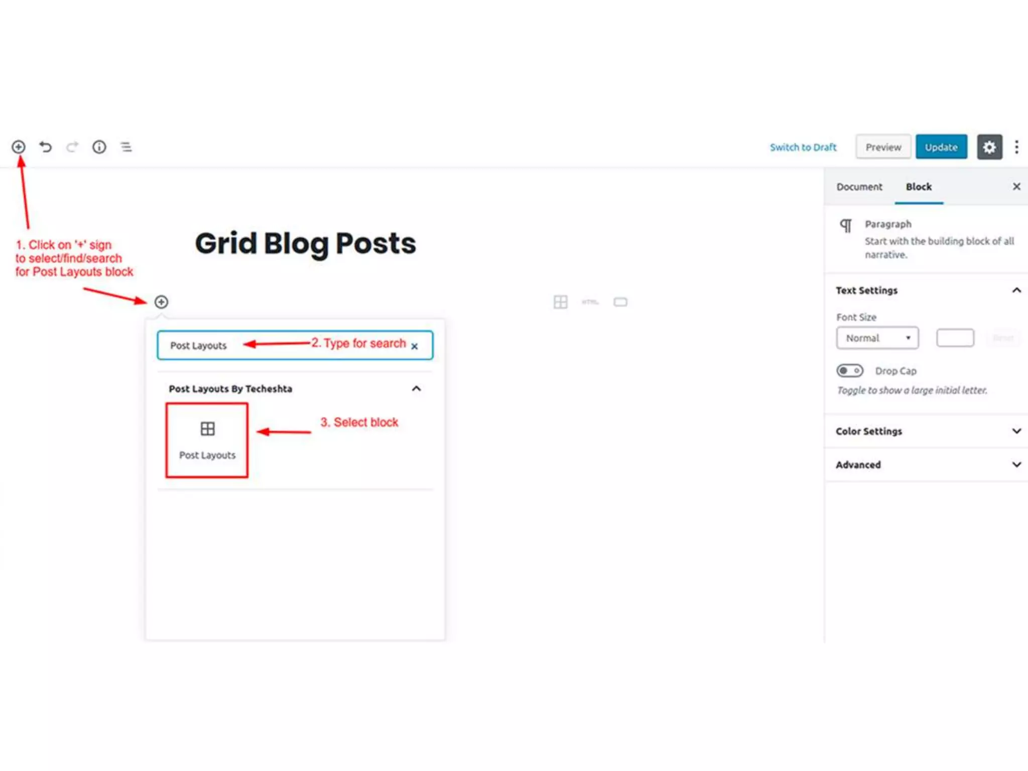 Post Layouts for Gutenberg - WordPress Plugin | PPTX