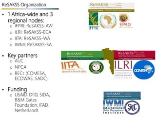 Post-LMP Engagement: Lessons from ReSAKSS Support to CAADP