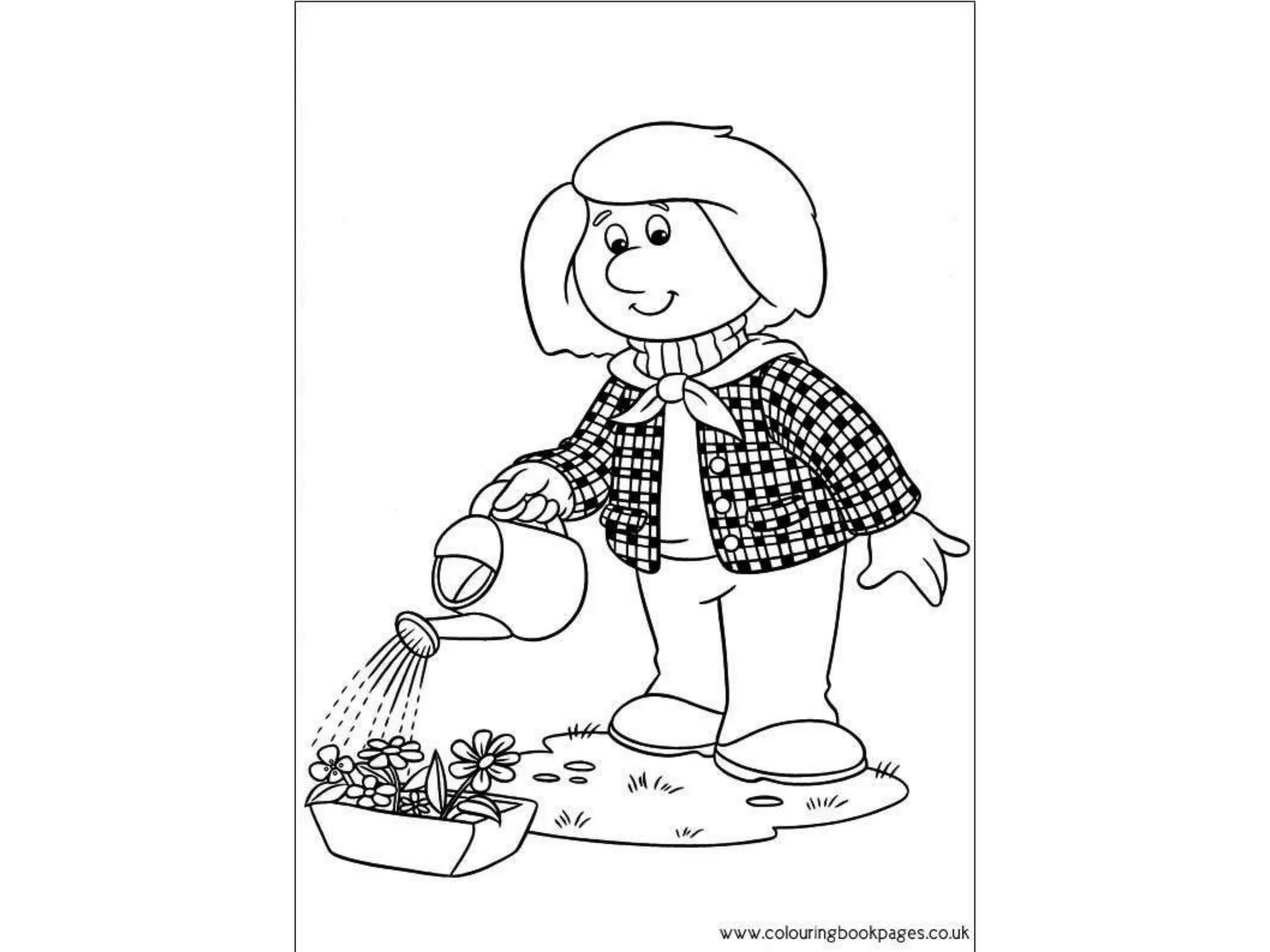 Postman pat Colouring Pages and Kids Colouring Activities