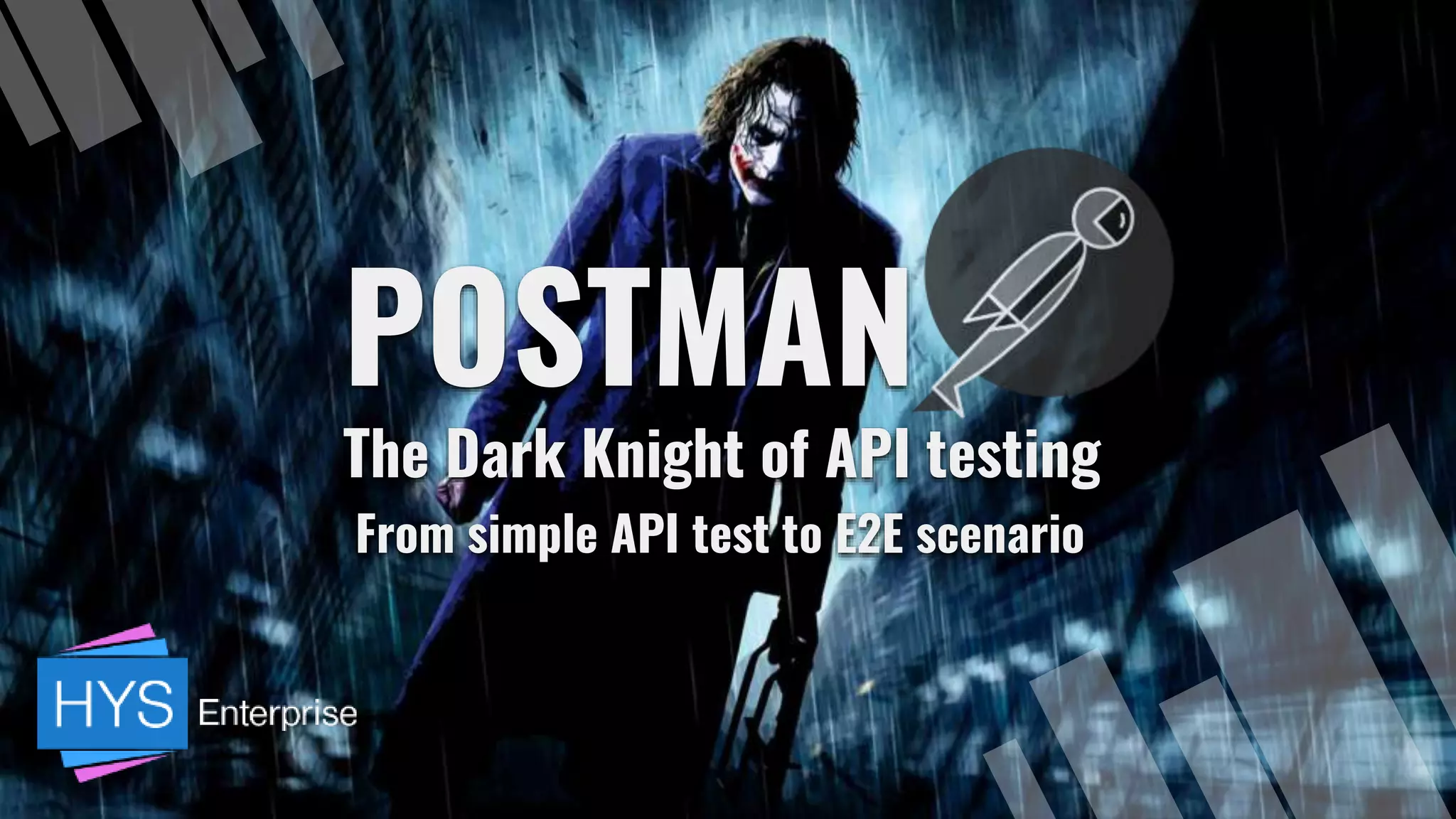 Postman. From simple API test to end to end scenario | PPT