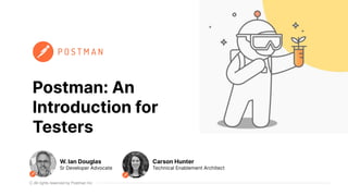 Postman: An Introduction for Testers