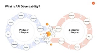 Producer
Lifecycle
Consumer
Lifecycle
What is API Observability?
 