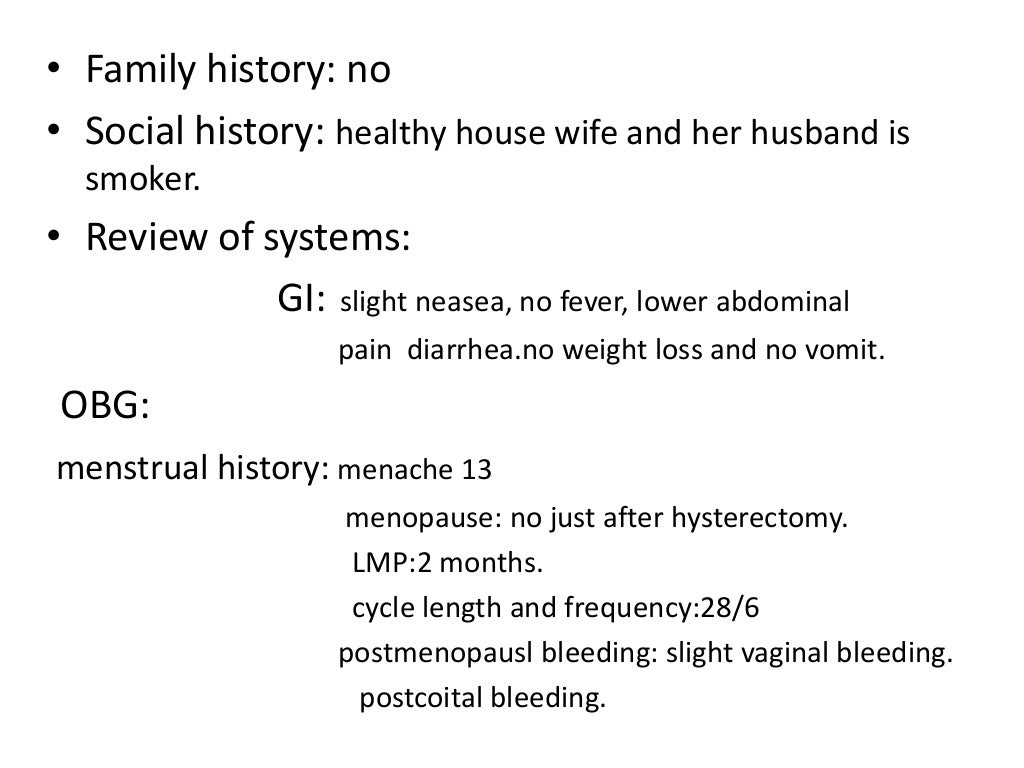 Postmenopausal bleeding
