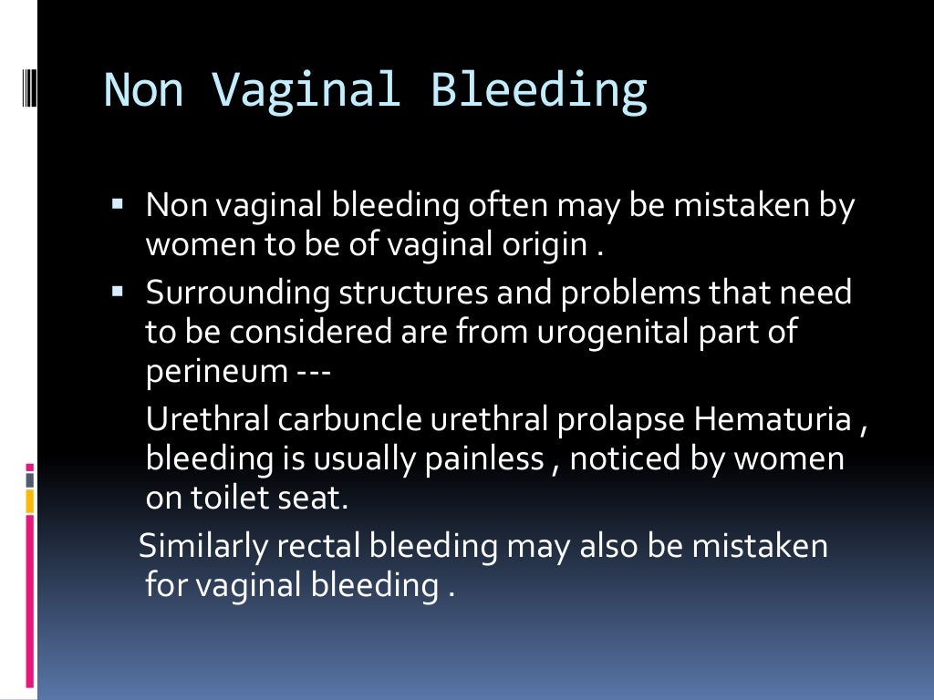 Postmenopausal vaginal bleeding