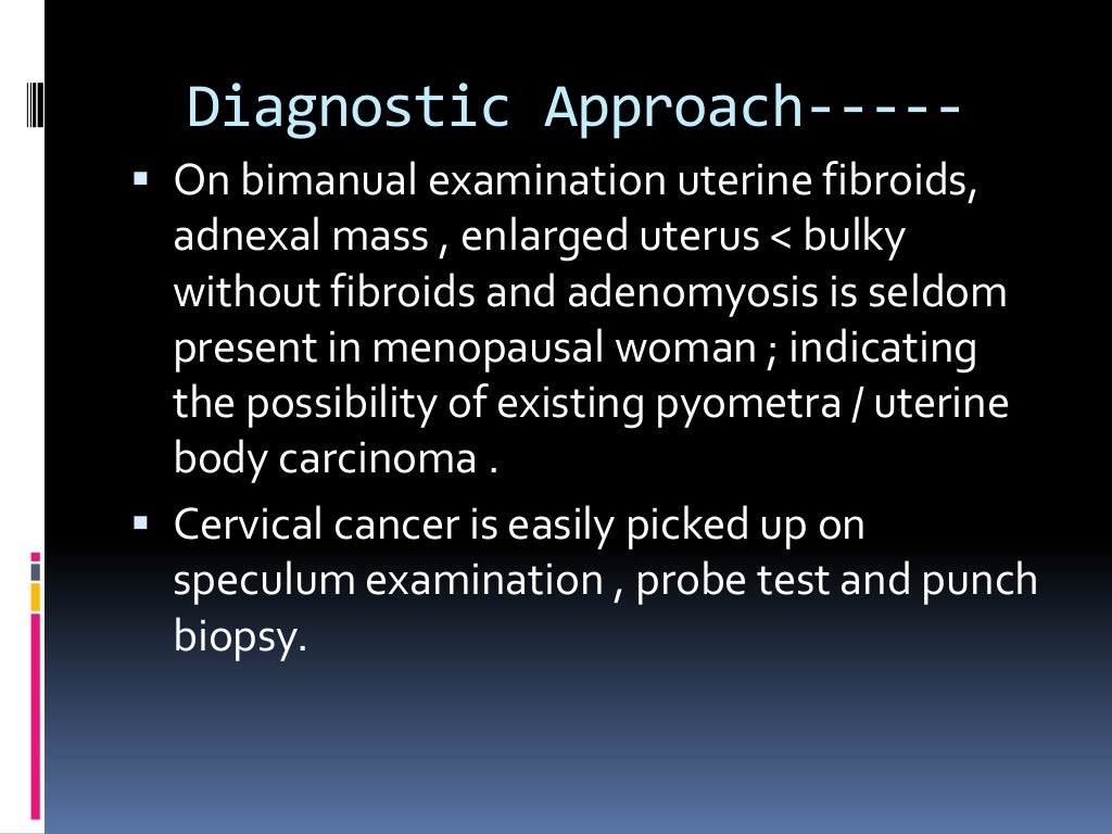 Postmenopausal vaginal bleeding