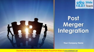 Post
Merger
Integration
Your Company Name
 