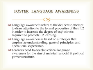 Post methods era in Language Teaching | PPTX