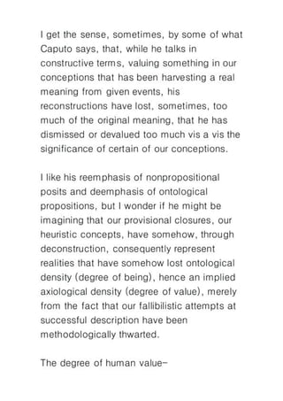 Postmodern deconstruction as epistemic fetish
