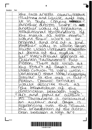 Post Modern Essays Top Level Responses