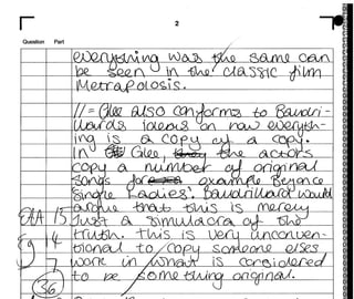 Post Modern Essays Top Level Responses