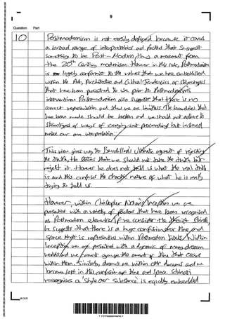 Post Modern Essays Top Level Responses