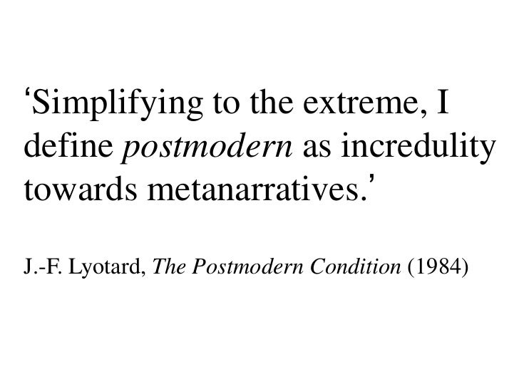 the condition of postmodernity essay The beginning of modernity in europe sociology essay disclaimer: this essay has been submitted by a student smart, b (1992) modern conditions, postmodern. the condition of postmodernity essay The beginning of modernity in europe sociology essay disclaimer: this essay has been submitted by a student smart, b (1992) modern conditions, postmodern.