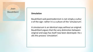 Postmodernism in Pop Culture | PPTX