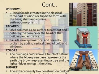 Trpartite Building Micheal Graves-Post modernism in architecture | PPTX