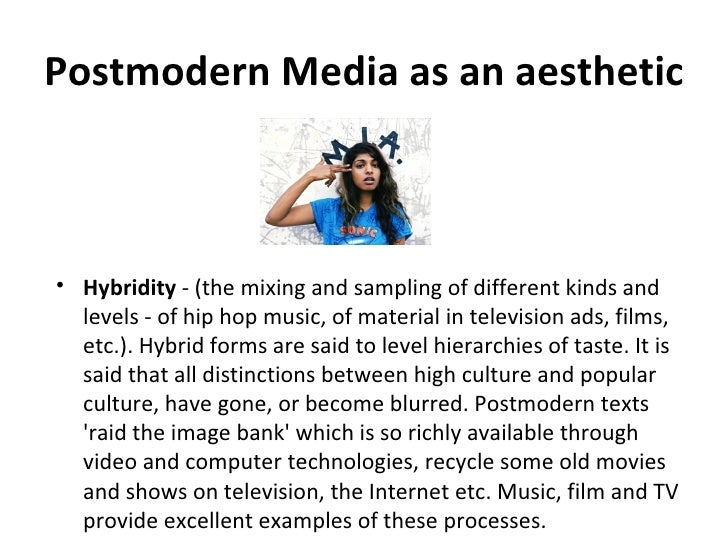 A2 G325 Darrel Runganaikaloo: Postmodernism Research