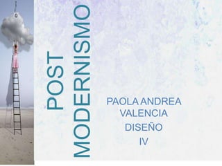 POST
MODERNISMO
PAOLA ANDREA
VALENCIA
DISEÑO
IV
 