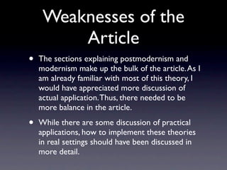 Daniels Article Presentation