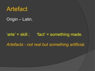 Postmortem artifacts - a Forensic perspective | PPTX