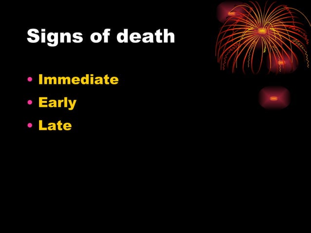 Postmortem changes PPT