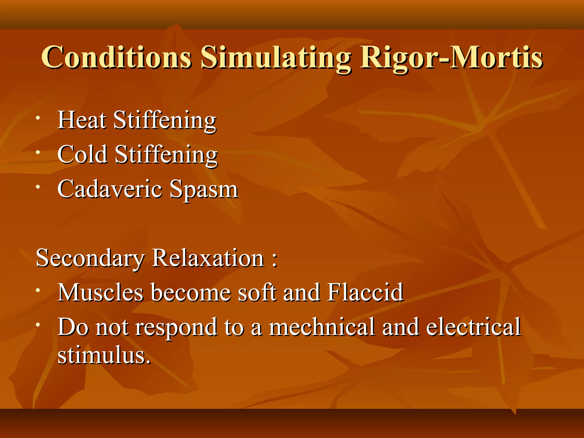 Post mortem changes notes by dr. armaan singh | PPT