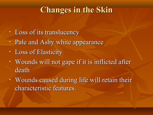 Post mortem changes notes by dr. armaan singh | PPT