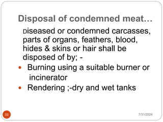 Post mortem inspection.pptx for enhancing understanding of meat ...