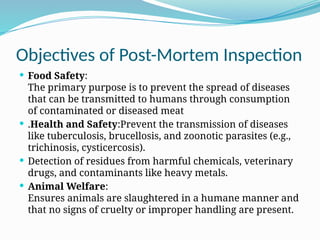 POST MORTEM INSPECTION OF MEAT CARCASS.pptx