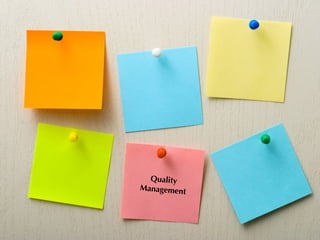 Quality
Management
 