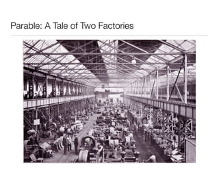 Parable: A Tale of Two Factories
 