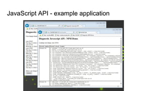 JavaScript API - example application
 