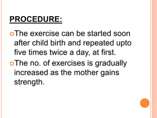 Post Delivery Exercise .pdf POST NATAL EXERCISES AND ITS IMPACT.pptx