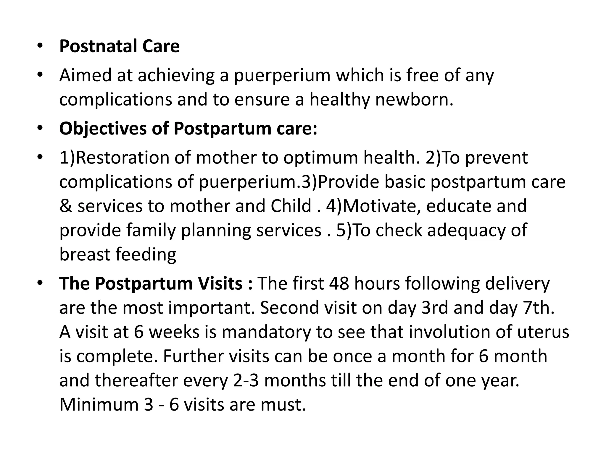 Postnatal Neonatal Care Pptx