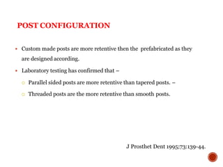 Front Post Back Post Variants PostNdCore classification types n new trends | PPTX