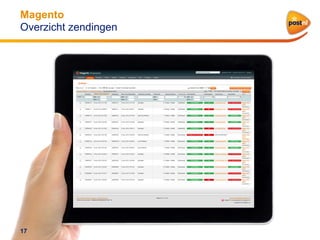 Magento
Overzicht zendingen

17

 